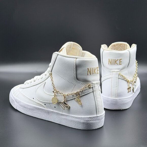 Wmns Nike Blazer Mid LX White Pendants - Picture 1 of 10